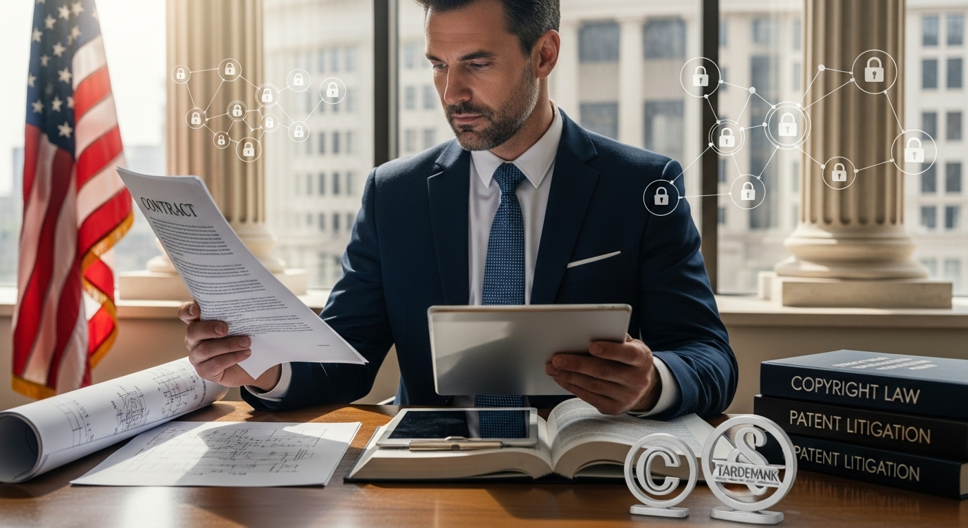 Attorney Handling Contract Law Disputes and Intellectual Property Rights Protection USA