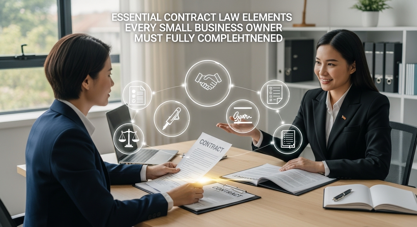Essential Contract Law Elements Every Small Business Owner Must Fully Comprehend